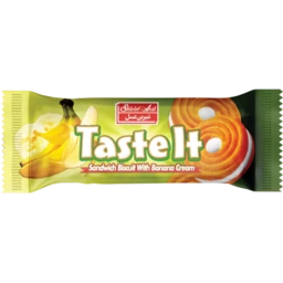 بیسکویت کرمدار موز 45گرم شیرین عسل