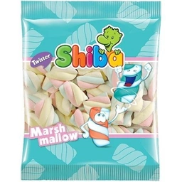 مارشمالو طنابی تویستر 100 گرمی شیبا