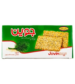 بیسکویت با تزئین کنجد وشوید 450گرم مینو