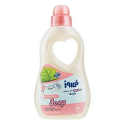 صابون مایع لباسشویی صورتی 1لیتری فیروز