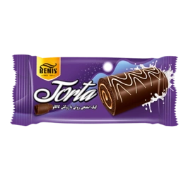 مینی رول روکش کاکائو تورتا بنیس
