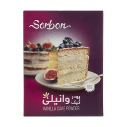 پودر کیک وانیلی/کاکائویی 500گ سوربن