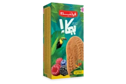 بیسکوییت فرخنده با طعم میوه های جنگلی