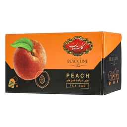 چای سیاه کیسه ای باطعم هلو گلستان