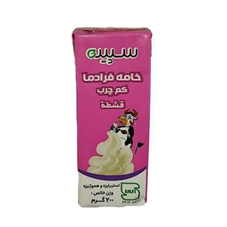 خامه کم چرب200گ سپیده