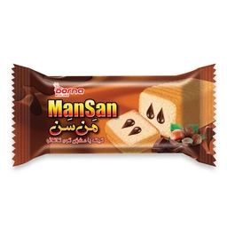 کیک من سن با کرم کاکائو درنا