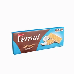 ویفر کرم نارگیلی 100گرم ورنال فرمند