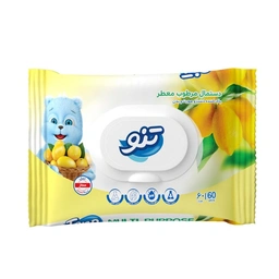 دستمال مرطوب 60ع تنو