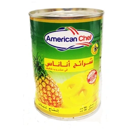 کمپوت آناناس 565گ امریکن چف