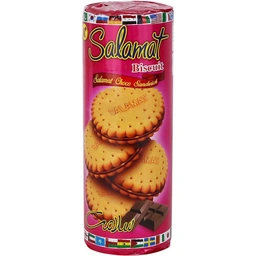 بیسکویت لفافدار طعم  کاکائویی سلامت