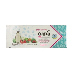 کیسه فریزر چسبی 100عددی پنگوئن