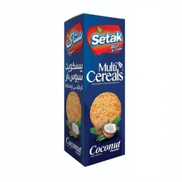 بیسکویت چندغله نارگیلی 300 گرم ستاک