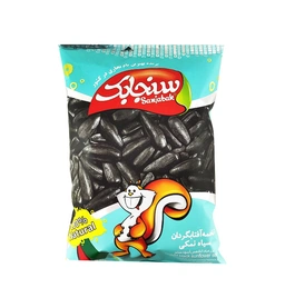 تخمه آفتابگردان سیاه نمکی سنجابک