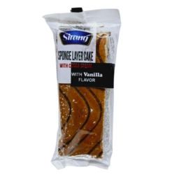 کیک اسفنجی دولایه با کرم کاکائو سلفونی سیرنگ