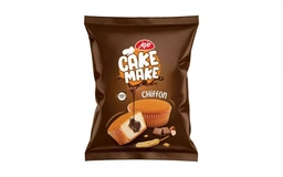 کیک میک شیفون ساده کرم کاکائو مزمز