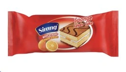 کیک دولایه اسفنجی باکرم پرتقال سیرنگ