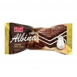 کیک سه لایه کاکائو با کرم شیری آلبینا