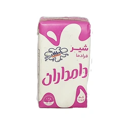 شیر پاکتی کم چرب 125میل دامداران