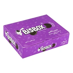 بیسکویت کرم وانیلی جعبه ای 400گرم بیس باکس