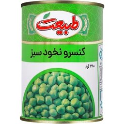 کنسرو نخودسبز 380 گرم طبیعت