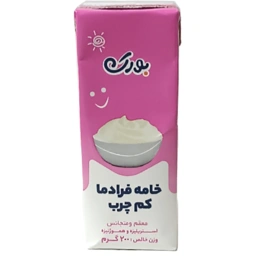 خامه فرادما کم چرب200 گرم بورک