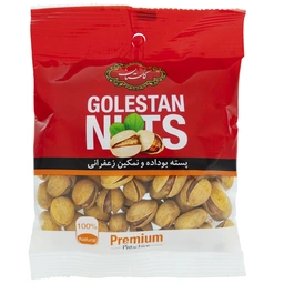 پسته نمکی زعفرانی 60گرم گلستان
