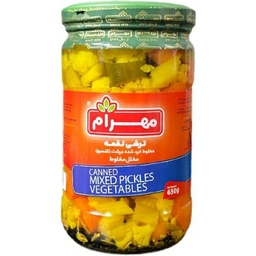 ترشی لقمه مخلوط خرد شده 650گرم مهرام