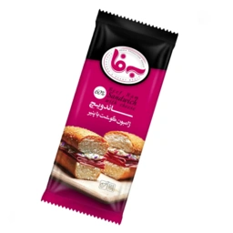 ساندویچ ژامبون گوشت با پنیر 240گرم به فا