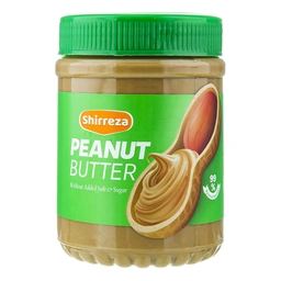 کره بادام زمینی بدون نمک وشکر شیررضا