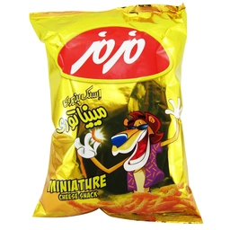 اسنک پنیری مینیاتوری 60 گرم مزمز