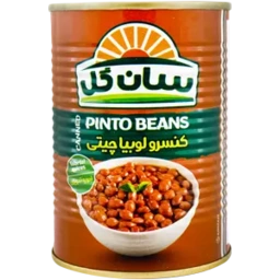 کنسرو لوبیا چیتی 420گرم سان گل