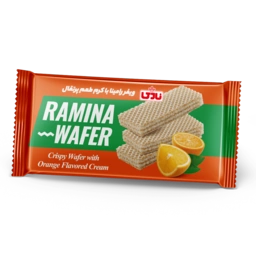 ویفر رامینا با کرم طعم پرتقال