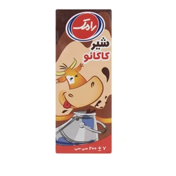 شیر کاکائو پاکتی 200میل رامک