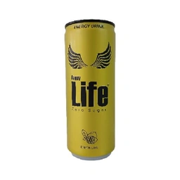 نوشابه انرژی زا لیمویی 250میل هپی لایف