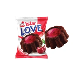 کیک وانیلی با ژله آلبالویی ایسترم