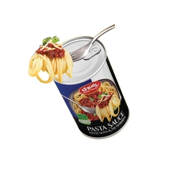 کنسرو سس ماکارونی با سویا و قارچ  360گ رضوی