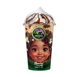 بستنی لیوانی کیک وانیل هامانا