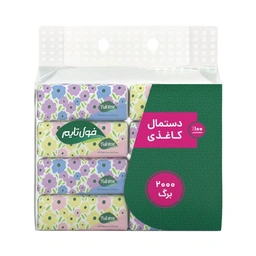 دستمال کاغذی اقتصادی 8عددی 250برگ فول تایم