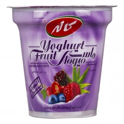 ماست میوه ای125گ میوه های جنگلی کاله