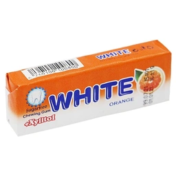 آدامس دراژه بدون شکر پرتقالی وایت