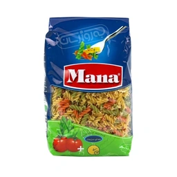 پاستا فرمی مته ای سبزیجات 500گرم مانا