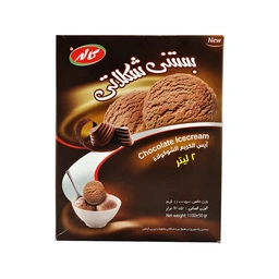 بستنی پاکتی 2لیتری  شکلاتی کاله