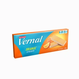 ویفر کرم پرتقالی 100گرم ورنال فرمند