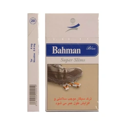سیگار بهمن بلند سوپر اسلیم آبی