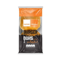 نان برگر دوتایی سه نان