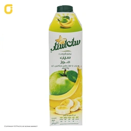 نوشیدنی سیب و موز 1لیتری سان استار