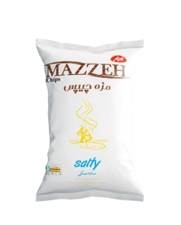 مزه چیپس متوسط ساده نمکی 70 گرم مزمز