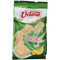 ویفر 110 گرمی لقمه ای موزی ویتانا