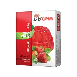 پودر ژله 100گ توت فرنگی هاتی کارا