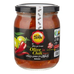 زیتون در سس چیلی 550گرم بهروز
